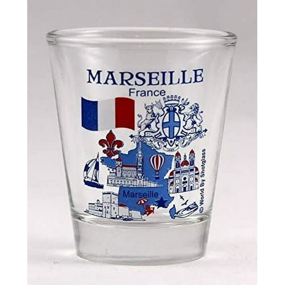 Marseille France Great French Cities Collection Shot Glass