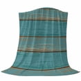 thumbnail image 6 of Teal Wood Grain Blanket Soft Cozy Warm Throw Blanket for Couch, Plush Fuzzy Flannel Fleece Blankets for Sofa, Farmhouse Vintage Wooden Rustic Bed Blankets Lightweight Gifts for Women, 40"x50", 6 of 9