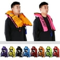 thumbnail image 4 of Swimming Manual Inflatable Life Jacket Adult Life Vest Water Sports Swimming Fishing Survival Jacket, 4 of 7