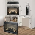 thumbnail image 2 of 28 inch  Electric Fireplace Insert, multicolored flames, 2 of 9