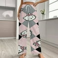 thumbnail image 2 of Hello Kitty Womens Comfy Pajama PJ Pants Lounge Pants Sleepwear Drawstring PJ Bottoms Pants, 2 of 7
