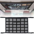 thumbnail image 4 of Filet de Cargaison pour Plafond de Voiture, Maille à Forte Capacité de Charge, Organisateur de Rangement pour Toit de Voiture, Grande Capacité, Gain de Place, Sac de Rangement pour Filet de Plafond de Voiture, Accessoires d'Intérieur de Voiture pour VUS, Camionnette, Fourgonnette, 4 of 11