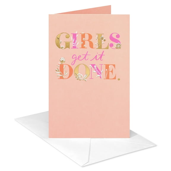 American Greetings Graduation Card for Her (Girls Get It Done)