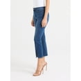 thumbnail image 2 of Sofia by Sofia Vergara Women's Mid Rise Crop Slim Leg Jeans, 26" Inseam, Sizes 0-20, 2 of 5