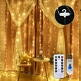 thumbnail image 1 of Amdohai 10 X 6FT 200LEDs Curtain String Lights Curtain Fairy Lights, 1 of 7
