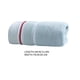 thumbnail image 3 of Toalla hilada de algodón, muy absorbente y suave al tacto, ideal para baño, spa, gimnasio y rostro., 3 of 8