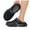 Black, variant on Men's Clogs Athletic Sports Walking Sandals Slip on Summer Beach Garden Water Shoes Breathable Casual Slippers with Arch Support Size 8-10 White