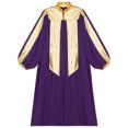 thumbnail image 3 of Mufeng Children Choir Robe for Church Pulpit Robe and Pastor Boys Girls Graduation Gown School Dress Up Uniform Purple 14, 3 of 5