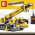thumbnail image 5 of Sembo Block City Engineering Bulldozer Crane Technical Car Truck Excavator Roller Building Construction Bricks Toy For Children, 5 of 5