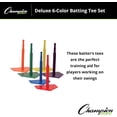 thumbnail image 5 of Champion Sports Deluxe 6-Color Batting Tee Set - 22" to 47" - Set of 6, 5 of 5