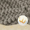 thumbnail image 3 of Throw Blankets for Bed, Queen Blanket for Bed, Fleece Blanket, Home Decor, 90x90 In Breathable Fuzzy All-Season Blanket - Couch/Bed Use, 3 of 6