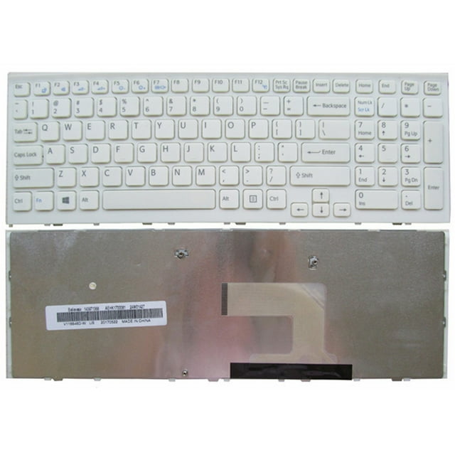 NEW US LAPTOP KEYBOARD FOR SONY VPC-EL PCG-71C11V PCG-71A11T PCG-71A12T PCG-71911M PCG-71C11M Three screws White