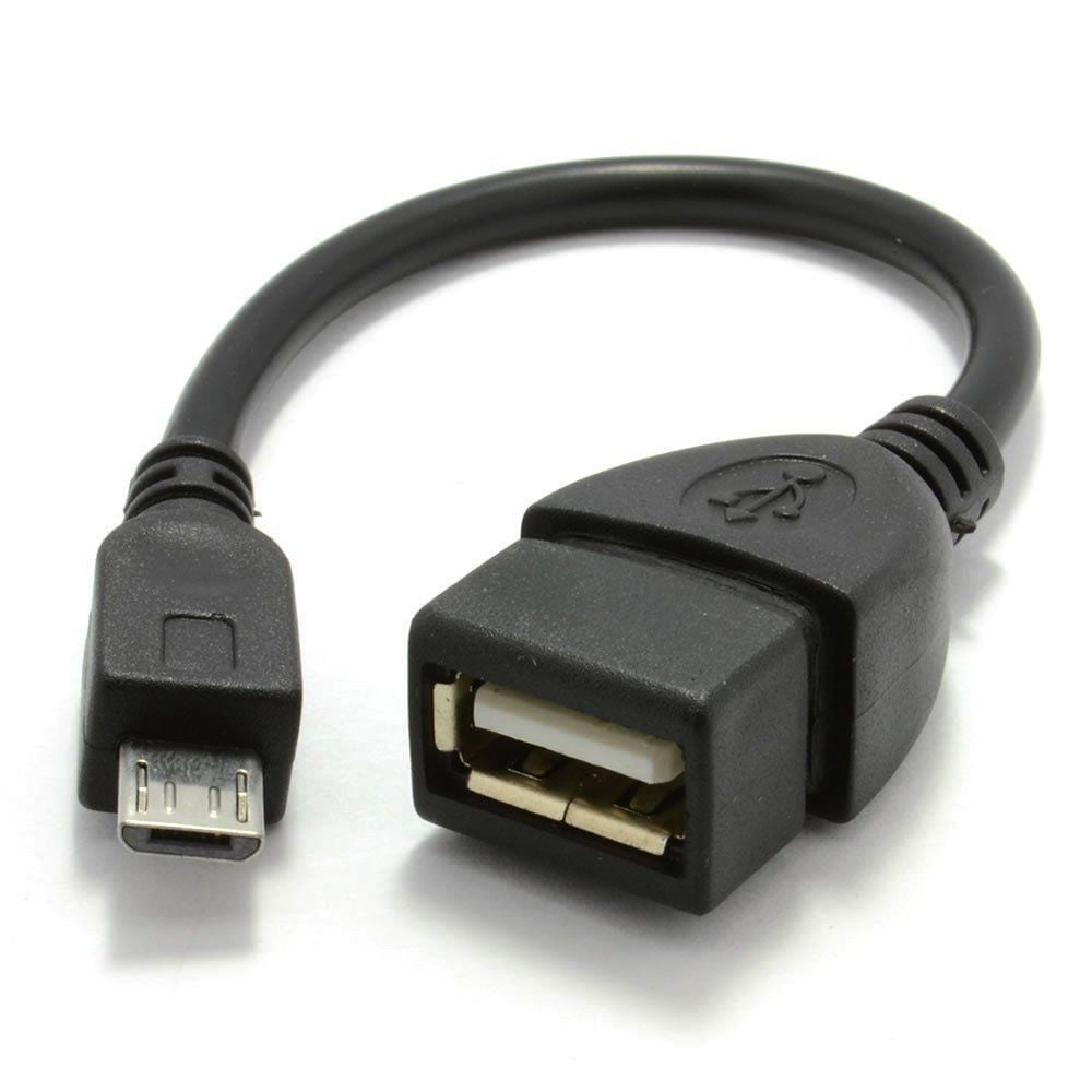PRO OTG Cable Works for LG UN280 Right Angle Cable Connects You to Any Compatible USB Device with MicroUSB 