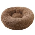 thumbnail image 1 of Soft Plush Round Pet Bed Cat Soft Bed Cat Bed for Cats Small Dogs, 1 of 7