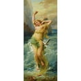 thumbnail image 2 of Joseph Bernard 8x14 Gold Ornate Wood Frame and Double Matted Museum Art Print Titled - Water Nymph, 2 of 4