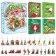 thumbnail image 2 of Navidad Adviento Navidad monstruo de piel verde Verde su Navidad pendientes de caja ciega creativos pendientes de adornos acrílicos de dibujos animados planos, 2 of 5