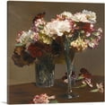 thumbnail image 1 of ARTCANVAS Still Life of Carnations Canvas Art Print by George Clausen - Size: 36" x 36" (0.75" Deep), 1 of 9