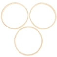 thumbnail image 3 of WHAMVOX 3pcs Beige Bamboo Rings for DIY Craft Dream Catchers and Wreaths Made of Synthetic Material, 3 of 8