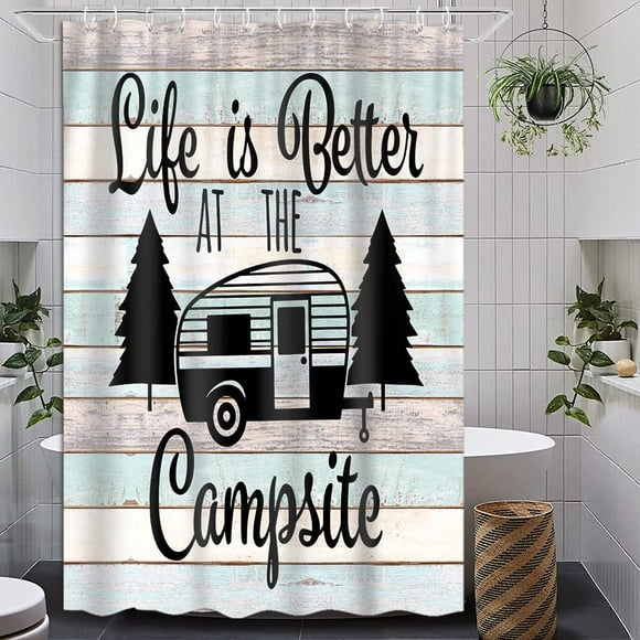 Travel Trailer Shower Curtain