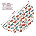 thumbnail image 3 of Sikiie Artoon Car 30-48 inches {designName} Print Christmas Tree Skirt Snowman Xmas Tree Skirt with Edge Christmas Decorations for Holiday Party36", 3 of 7