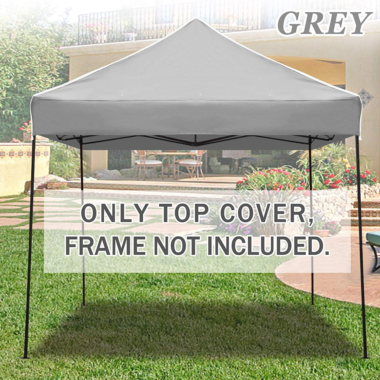Strong Camel 2-Tier 10x 10 Gazebo Canopy Top Cover Replacement Patio Outdoor Sunshade Tent Cover