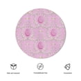 thumbnail image 5 of Eveokoki Easter Round Tablecloth 60 inch Diameter Easter Spring Table Cloths Spill Proof Wrinkle Table Cloth for Kitchen Dining Decoration Holiday Parties, 5 of 5