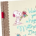 thumbnail image 6 of Hallmark Peanuts Mother's Day Card Snoopy with Flowers (1 Count), 6 of 6