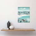 thumbnail image 2 of St Ives Bay Daisies Soft Pastel Coastal Cityscape Unframed Wall Art Print Poster Home Decor Premium, 2 of 4