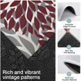 thumbnail image 3 of Red and Gray Floral Pattern Kitchen Rugs Sets Of 3,Kitchen Runner Rugs Non Skid Washable,Decorative Kitchen Floor Mats for Kitchen,Sink,Laundry,17"x30"+ 17"x47" + 17"x59", 3 of 6
