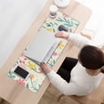 thumbnail image 3 of Long Mouse Pads for Desk,Pioneer Flower Floral Print Pattern Desk Mats on Top Of Desks, Desk Mouse Pad Extra Large with 3mm Non-Slip Base and Stitched Edge for Gaming,Office,Work,Home 31.5"x11.8", 3 of 6