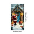 thumbnail image 6 of YZEGDCH Door Cover, Christmas Fabric Front Door Banner, Outdoor Home Indoor School Winter New Year Decor, Gifts Under 10 Dollars!, 6 of 6