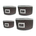 thumbnail image 4 of Juego de almacenamiento de China, organizador de platos, almacenamiento de platos con protectores de fieltro, carcasa dura, taza, plato, tazón, bolsa Gris, 4 of 9