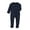 Dark Navy, variant on WIBACKER Baby Unisex Cotton One Piece Pajamas Infant Zipper Long Sleeve Sleep Play Footed Jumpsuit