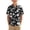 Black, variant on LEKWK Boys Button Down Hawaiian Shirts Kids Short Sleeve Tropical Print T-Shirt Lightweight Breathable Summer Tops Beach Vacation Holiday Resort Wear