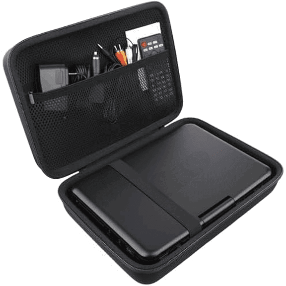 Hard Travel Case Replacement for DBPOWER 11.5" / 12" Portable DVD Player, Case Only (Black)