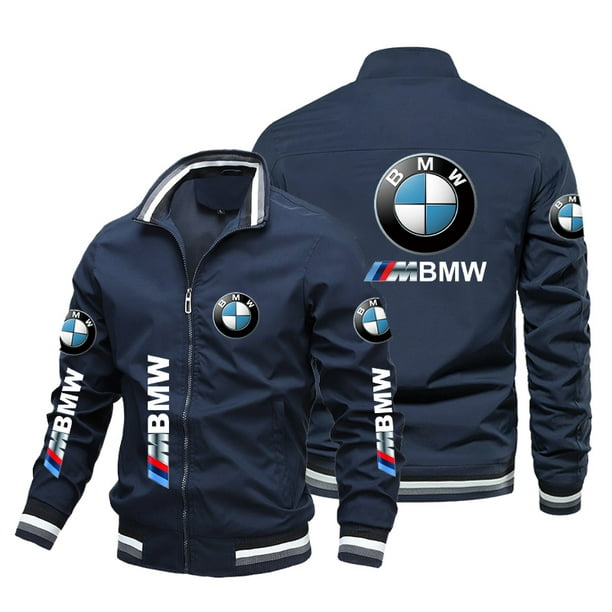 Chaqueta de motocicleta con estampado de logotipo BMW para hombre, cortavientos informal Harajuku, ropa deportiva de gran tamaño, novedad de 202396