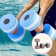 thumbnail image 3 of Eigraketly 1 par de mancuernas de agua EVA mancuernas elásticas acuáticas piscina Yoga ejercicio accesorio Color brillante secado rápido Deportes acuáticos gris rojo, 3 of 6