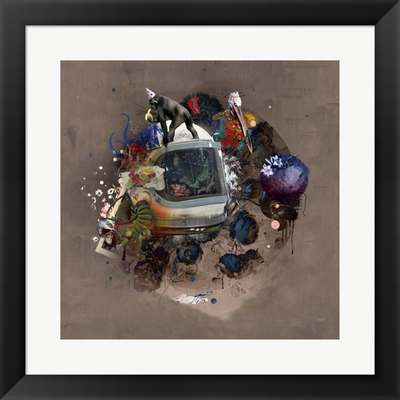 Great Art Now Everything's Not Lost by Teis Albers, Framed Wall Art, 19.5W x 19.5H