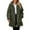 Army Green cardigan for women 12, variant on Retro Winter Wram Long Sleeve Fleece Hoodies Outwear Coat For Women Ladies Party Casaul Loose Fleece Fluffy Hooded Sweater Sweatshirt Tops Shirt With Pocket