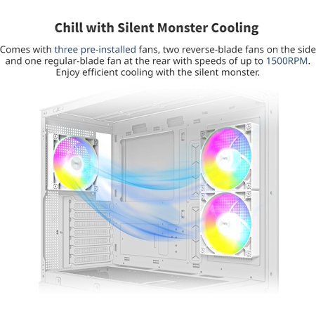 MONTECH　PCケース XR ホワイト　XR -W