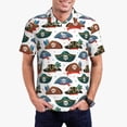 thumbnail image 1 of Balery Pirate Hats Camisa Polo de Hombre con Estampado, de Manga Corta y Tejido Medio, Camisa Tipo Golf Polo-3X-Large, 1 of 6