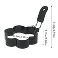 thumbnail image 3 of 4 Types Stainless Steel Frying Egg Breakfast Egg Pancake Maker With Scald Handle Egg Rings Nonstick Pancake, 3 of 4