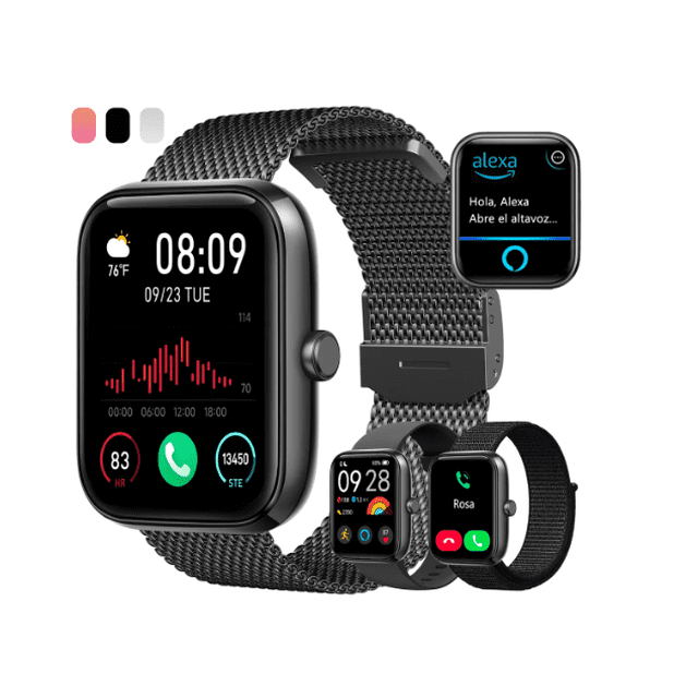 Reloj Smartwatch Wünd Mujer Reloje Inteligentes Smart Watch Alexa Modelo Negro