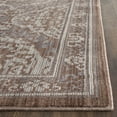thumbnail image 4 of SAFAVIEH Valencia Lacklan Damask Polyester Area Rug, Grey/Brown, 3' x 5', 4 of 7