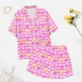 thumbnail image 6 of Women's Two Piece Outfits For Women Short Sleeve V Neck Shorts Set Swimsuits with Shorts for Women Bathing Bikini Suits Women Shorts Suits Girls Bikini Bottoms Bathing Suits with Short Bottoms Jag, 6 of 6