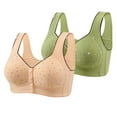 thumbnail image 2 of Fshion Summer Plus Size Bras for Women Printing Thin Style Ventilate Without Steel Rim, 2 of 3