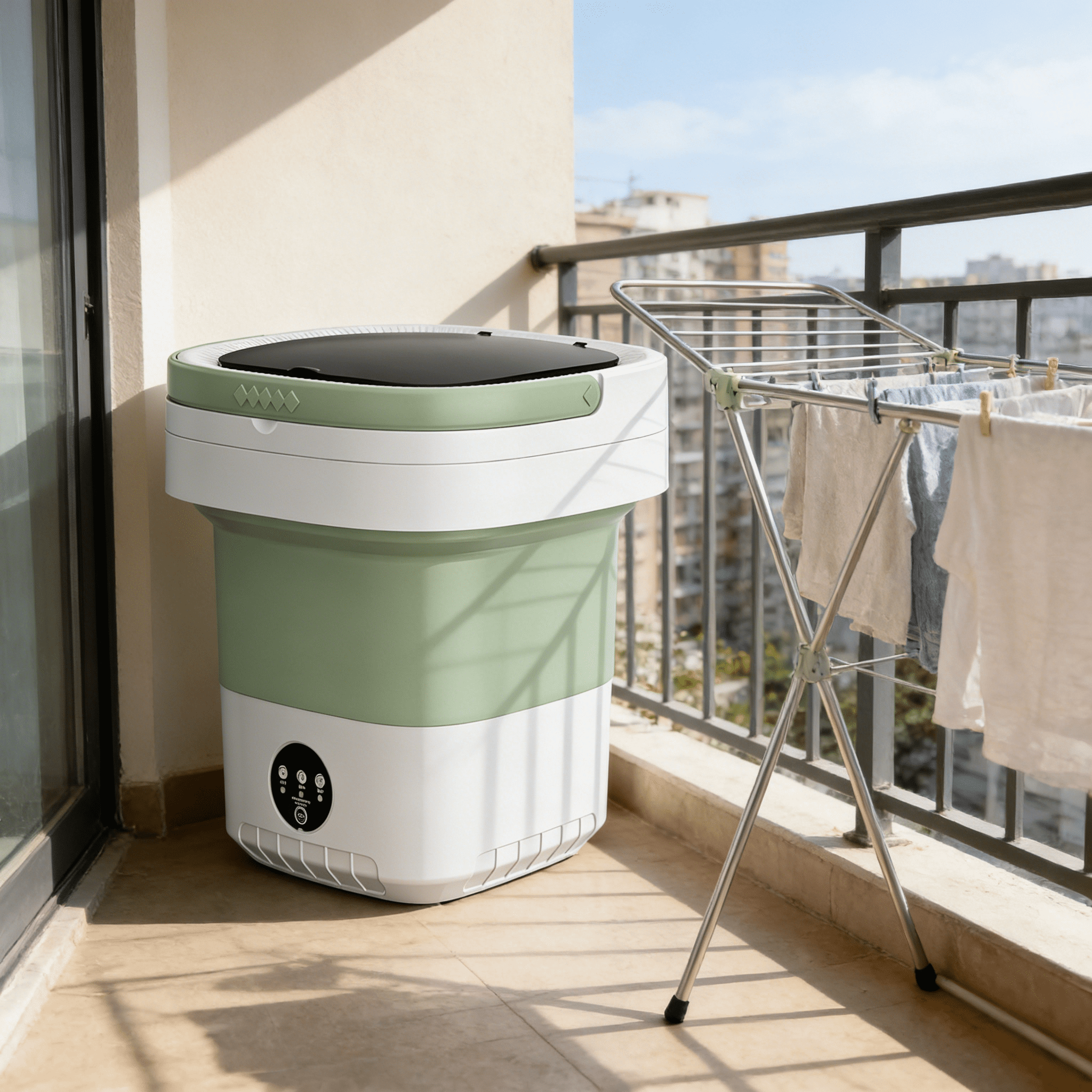 HIBIBUD 2026 New Portable Washing Machine,16L Foldable & Lightweight,3 Cleaning Modes,Compact Laundry,No Installation & Easy to Use for Travel,Rv,Small Apartment & Dorm Room