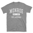 thumbnail image 1 of Monroe Oklahoma Classic Established Men's Cotton T-Shirt, 1 of 1