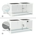 thumbnail image 3 of OiiBO Reptile Glass Terrarium, Sliding Doors with Screen Ventilation White Reptile Terrarium 36" x 18" x 18"(50 gallon), 3 of 5