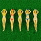 thumbnail image 2 of Soidarity Funny Golf Tees Lady Girl Golf Tees 75mm Plastic Pin-Up Golf Tees Inicio Mujeres Golf Tees para entrenamiento de golf Golf Soidarity OD012697-00, 2 of 6